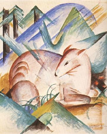 Franz Marc Red Deer (mk34)